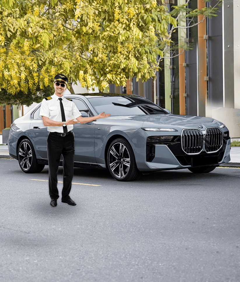BMW 735i 2024 with Driver