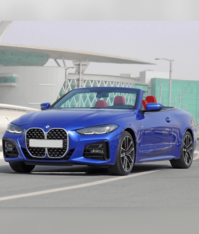 BMW 420i Convertible 2022 Blue thumbnail 5